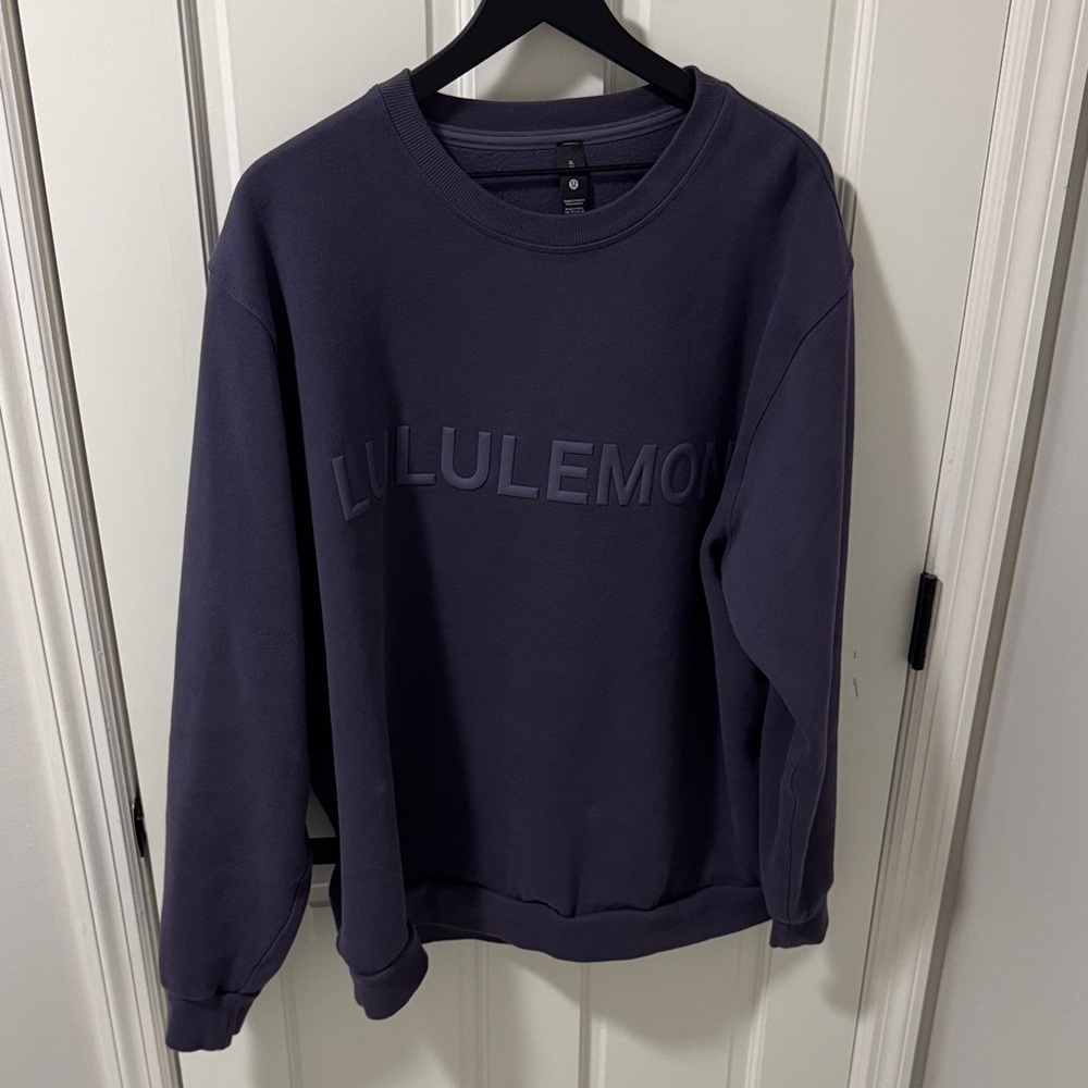 lululemon athletica Men's Dark Purple Crewneck Sweater